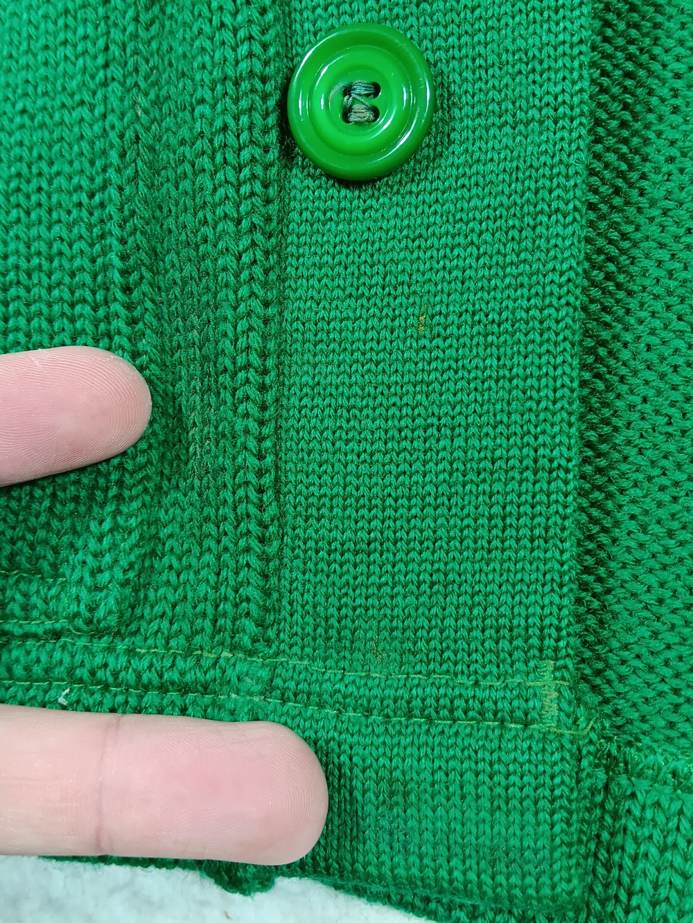 Vintage 50s Holloway Letterman Cardigna Mens 38 Kelly Green Chenille N Ivy - Picture 8 of 14